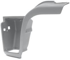 IBQ 00210189 - GUARDABARROS FRONTAL IZQ EUROCARGO 120 GRIS CLARO