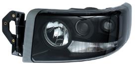IBQE KRE26015 - FARO IZQ PREMIUM II NEGRO C/INTERM C/NIEBLA